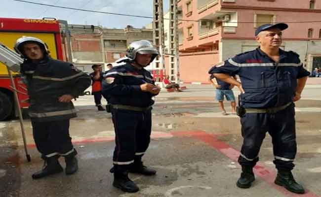 إصابة 7 أشخاص بحريق في مرقد بالحميز