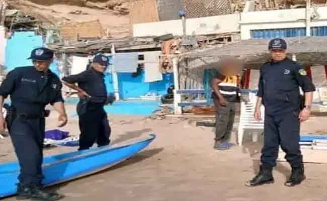 توقيف 7 محتلين شاطئ كاب فلكون متلبسين بالكراسي والطاولات