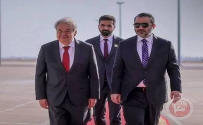 غوتيريش يصل سوريا في زيارة هي الأولى له