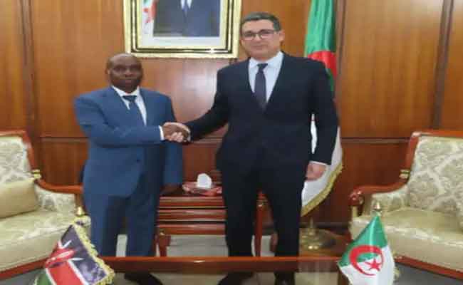آيت مسعودان يستقبل السفير الكيني