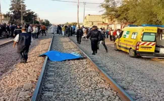 قطار ينهي حياة عشريني بعين الدفلى