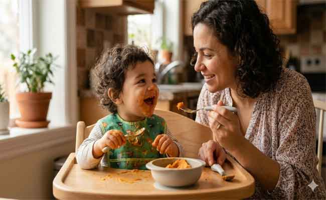 تساؤلات الأمهات حول تغذية الأطفال في عمر 16 شهراً