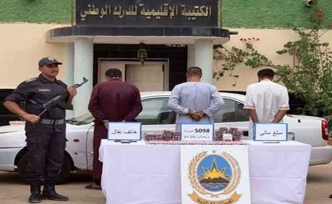 توقيف 3 أشخاص متلبسين بأزيد من 5 آلاف قرص مهلوس بالأغواط