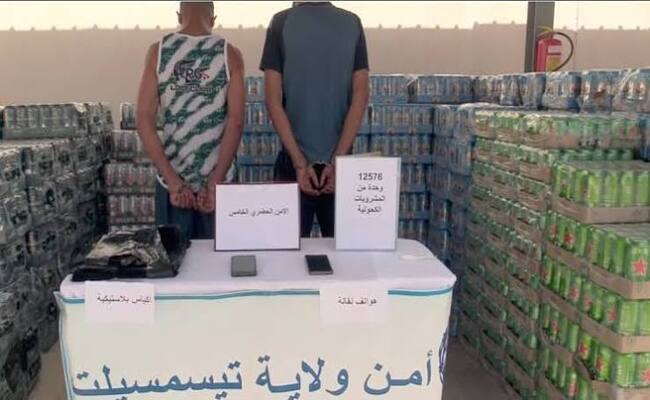 تيسمسيلت…حجز أكثر من 12 ألف وحدة من المشروبات الكحولية