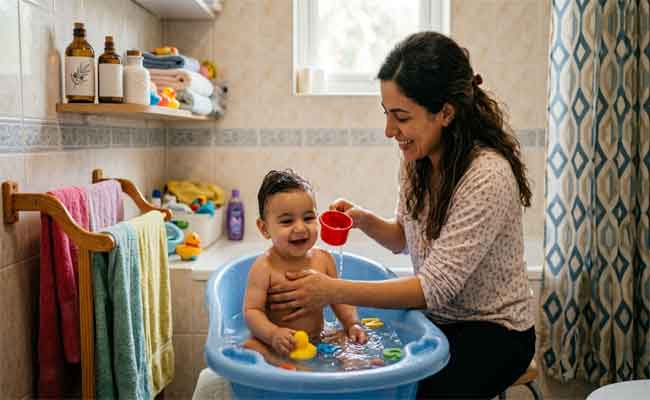 5 أشياء يجب أن تفعليها قبل أن تنهي حمام المولود…