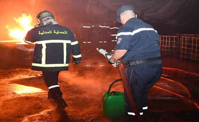 حريق مصنع يخلف إصابة خمسيني بالبليدة