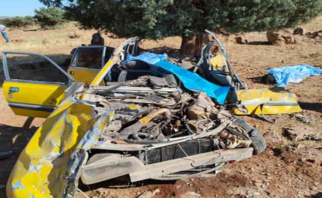 مجزرة مرورية تخلف 6 قتلى وجريحا بسعيدة