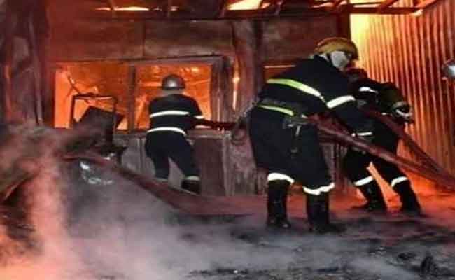 نشوب حريق في مستودع ببراقي في العاصمة