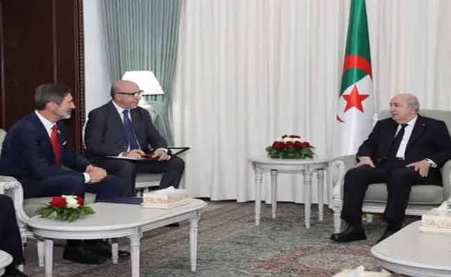 تبون يستقبل وزير خارجية سلوفاكيا
