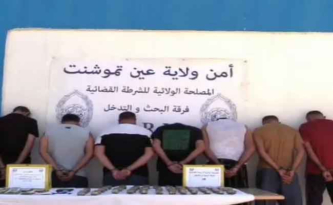 تفكيك شبكة إجرامية تحترف ترويج المخدرات بعين تموشنت