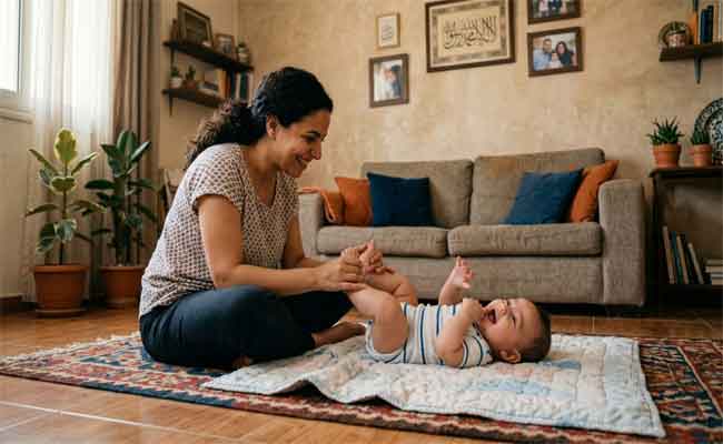 لماذا يحتاج مولودكِ لوقت آمن على الأرض في شهره الخامس تحديداً؟