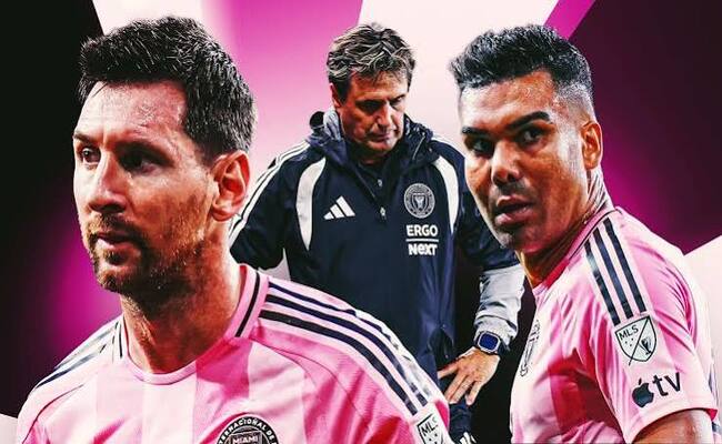 ميسي يتلاعب بكاسيميرو في تدريبات إنتر ميامي…