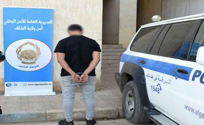 مقطع فيديو يطيح بعشريني تورط في قضايا اعتداءات وترويج المخدرات بالشلف