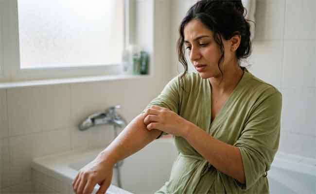 تجربتي مع الخوف من الاستحمام بسبب حساسية الماء أثناء الحمل