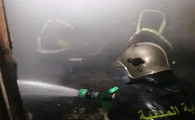 نشوب حريق بشاليهات في عين المالحة بالعاصمة
