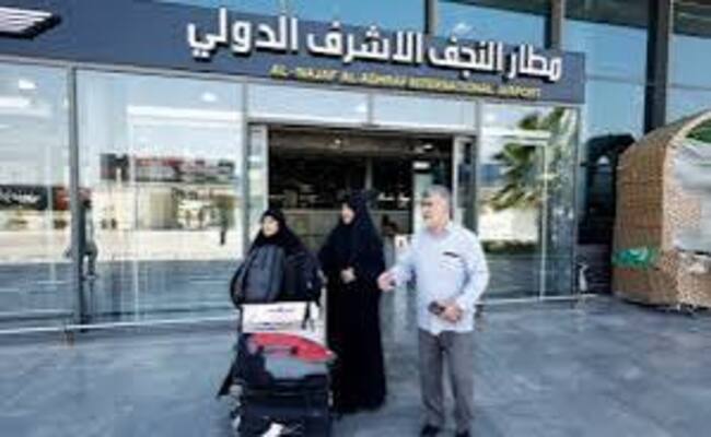 مطار النجف يعلّق الرحلات الجوية من وإلى إيران